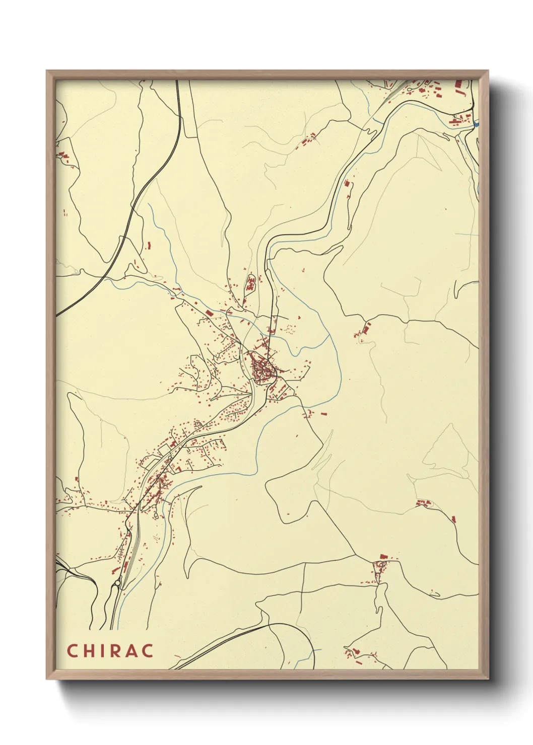 Une affiche de carte sur Chirac