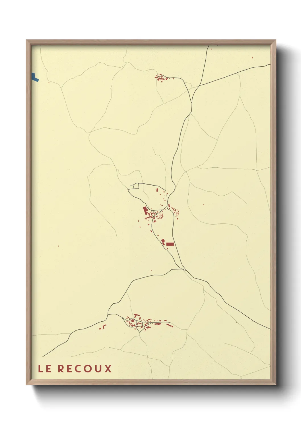 Un poster carteLe Recoux