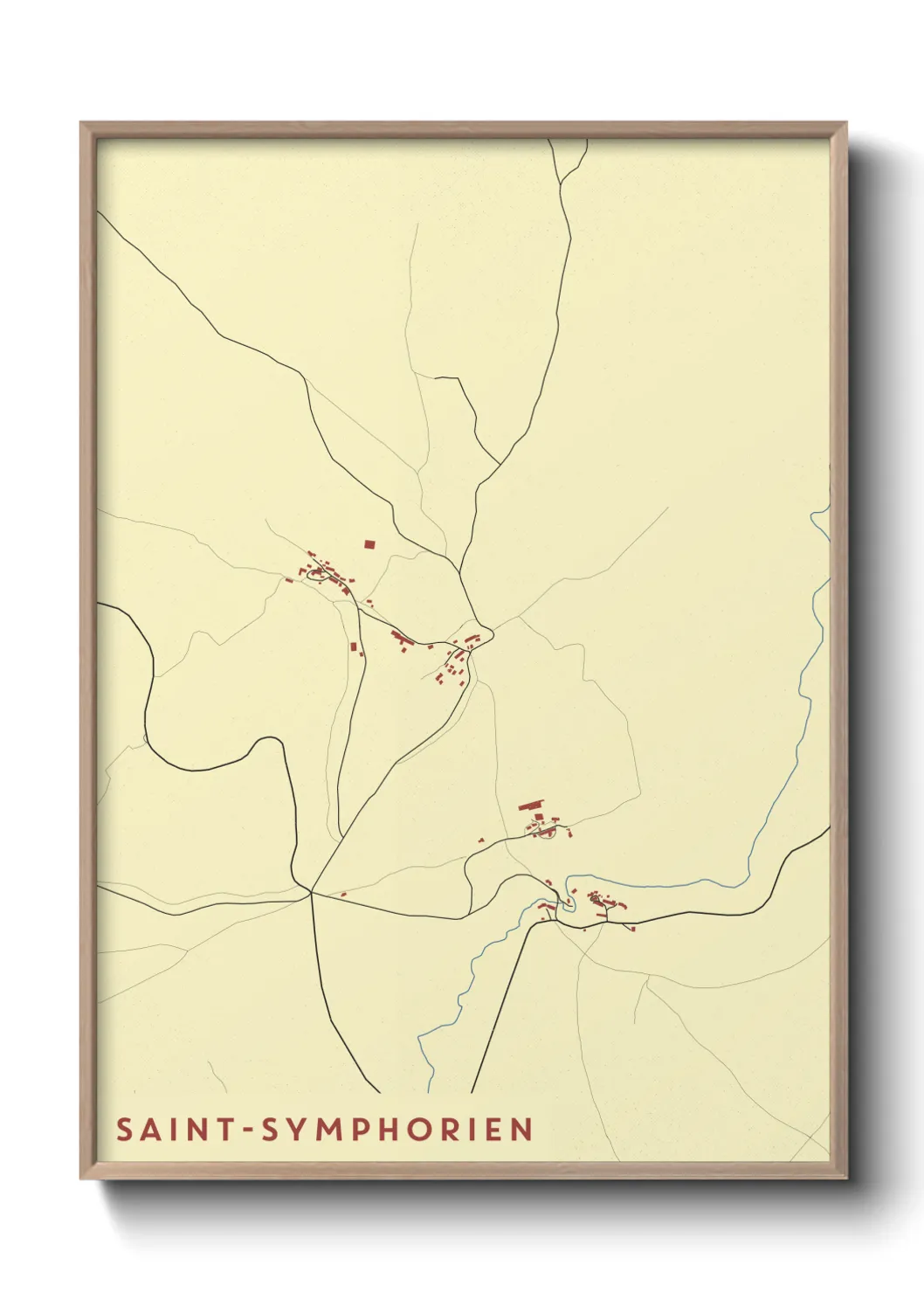 Un poster carteSaint-Symphorien