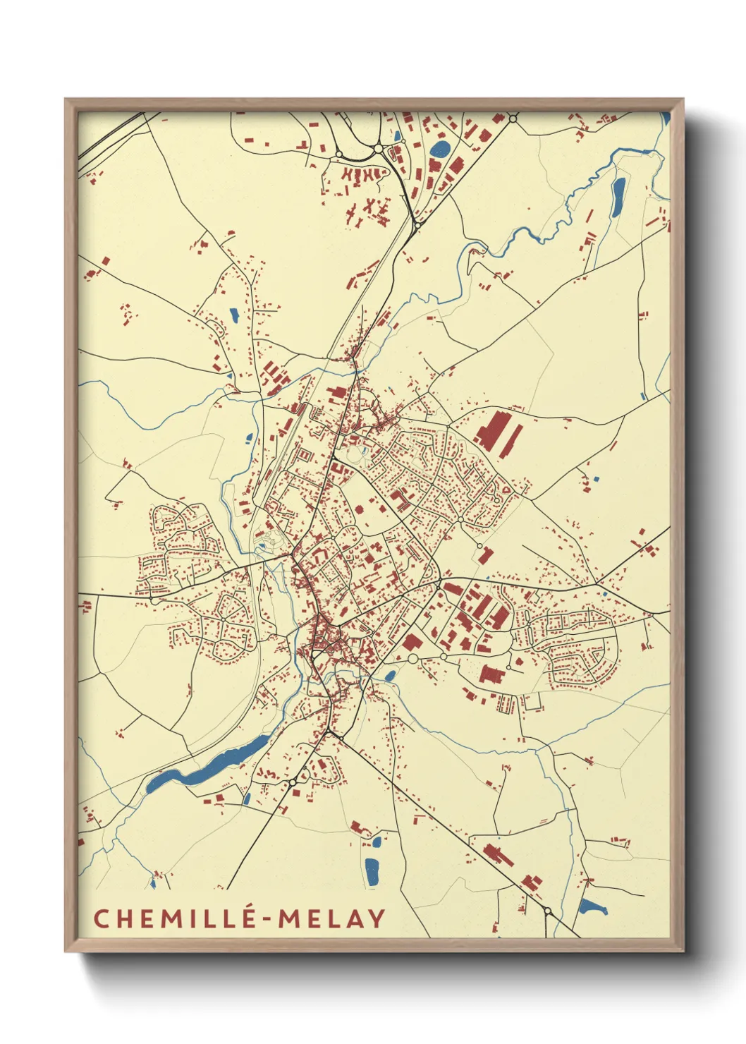 Un poster carteChemillé-Melay