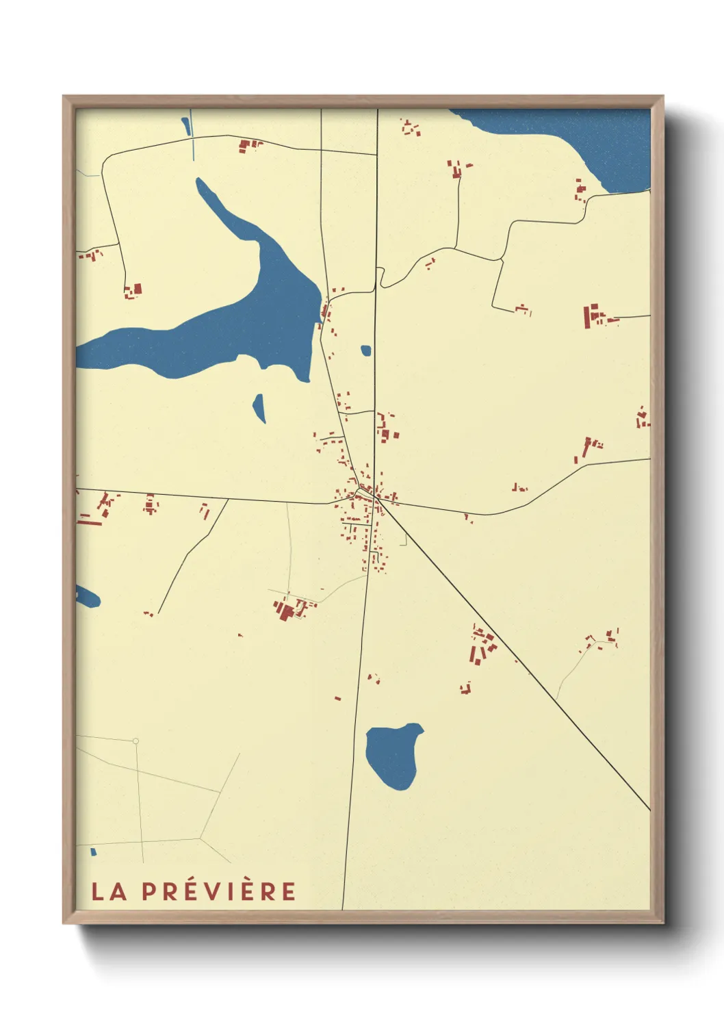 Un poster carteLa Prévière