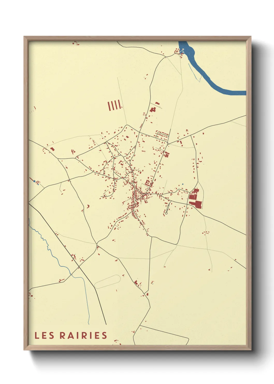 Un poster carteLes Rairies