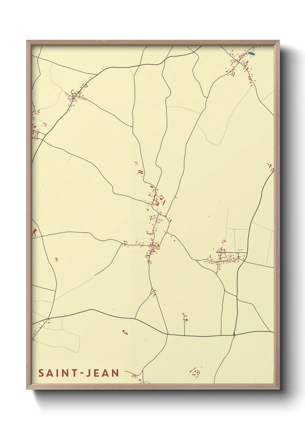 Un poster carteSaint-Jean