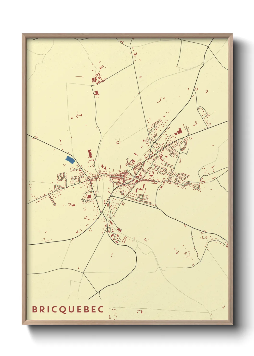 Un poster carteBricquebec