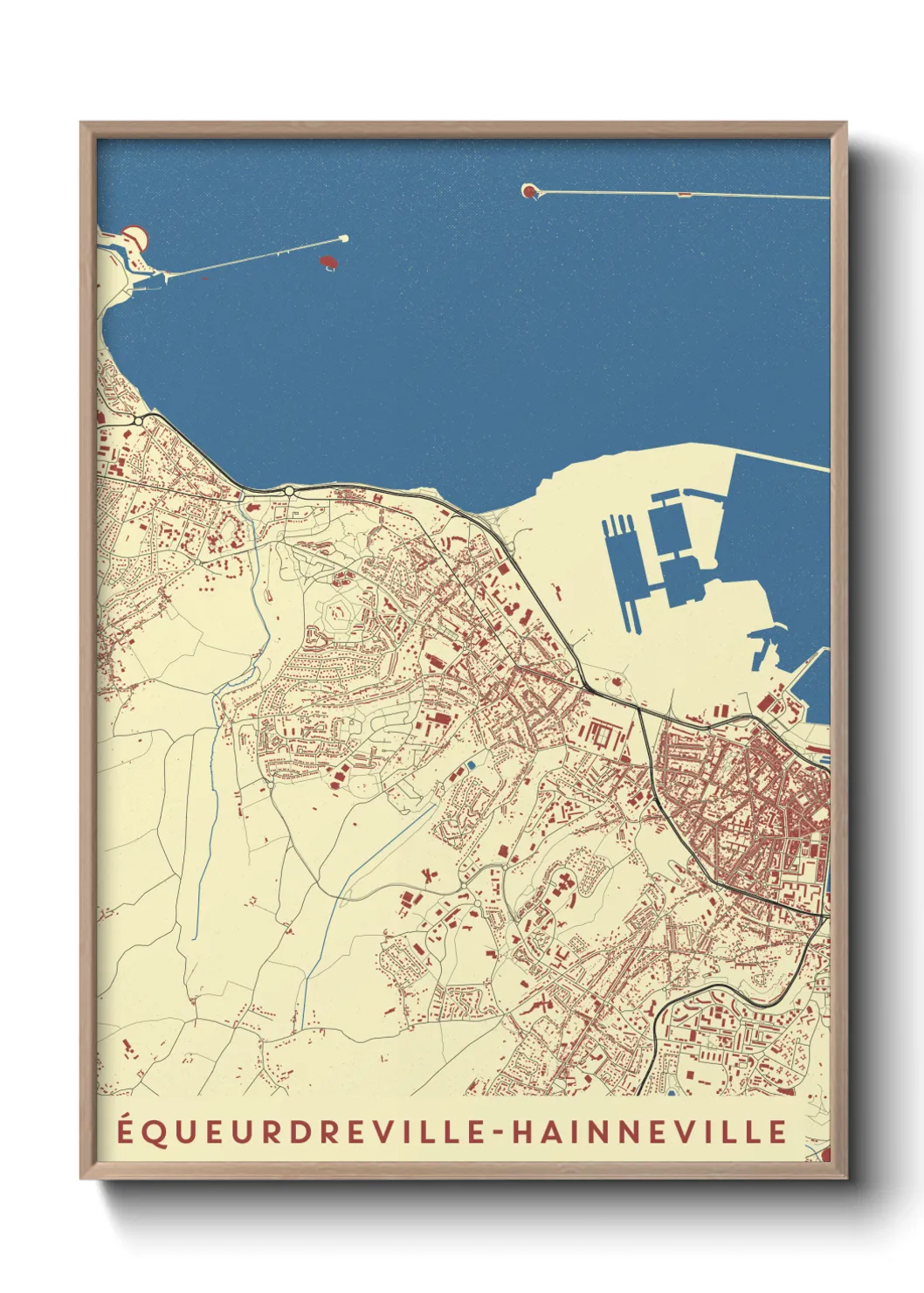 Un poster carteÉqueurdreville-Hainneville