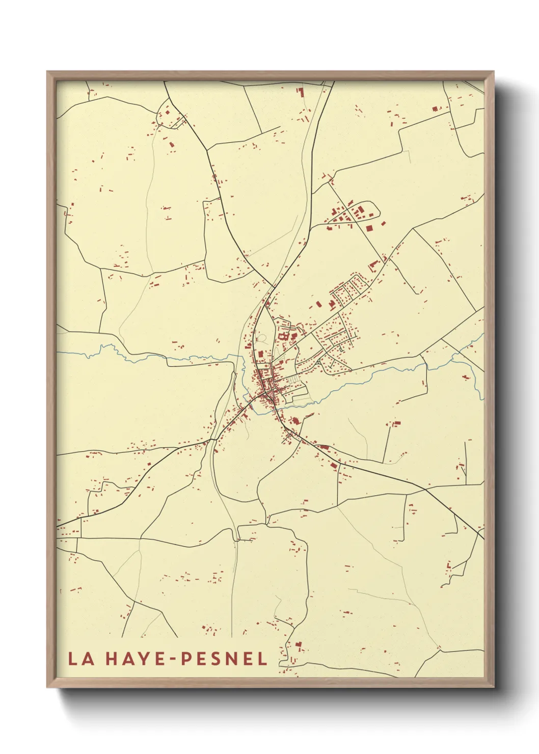Un poster carteLa Haye-Pesnel
