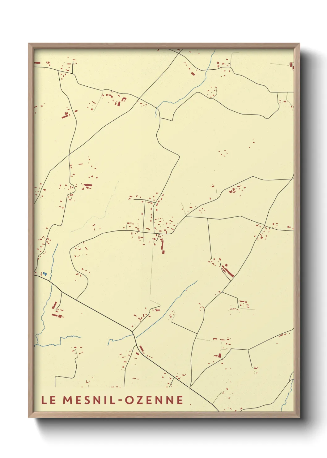 Un poster carteLe Mesnil-Ozenne