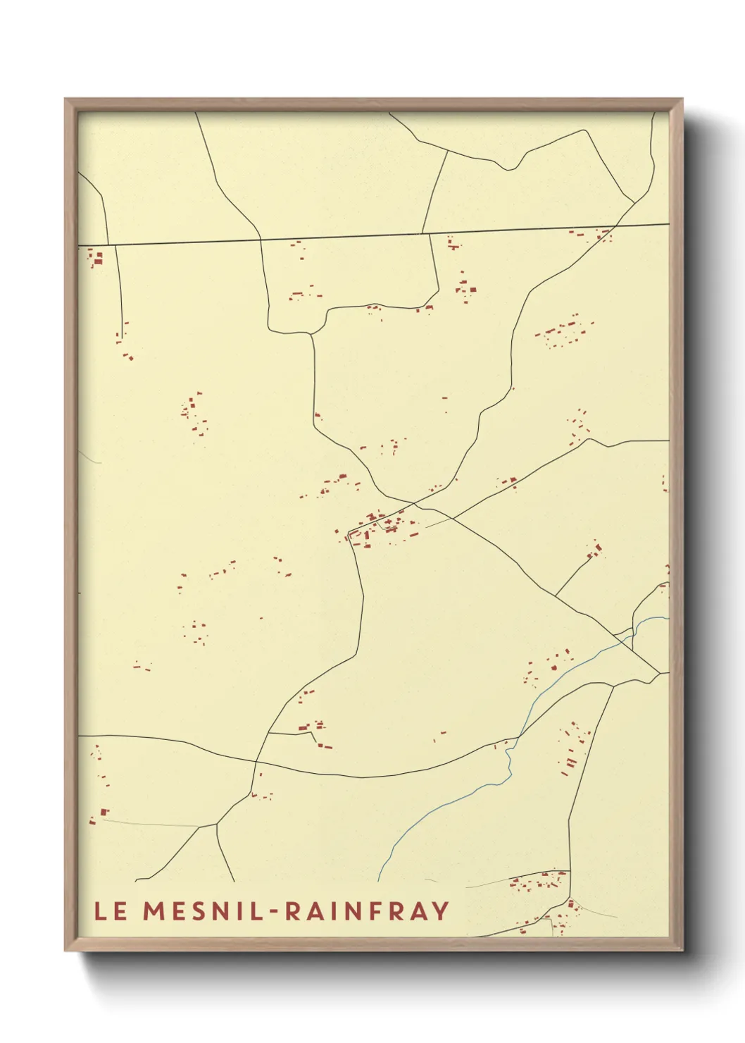 Un poster carteLe Mesnil-Rainfray