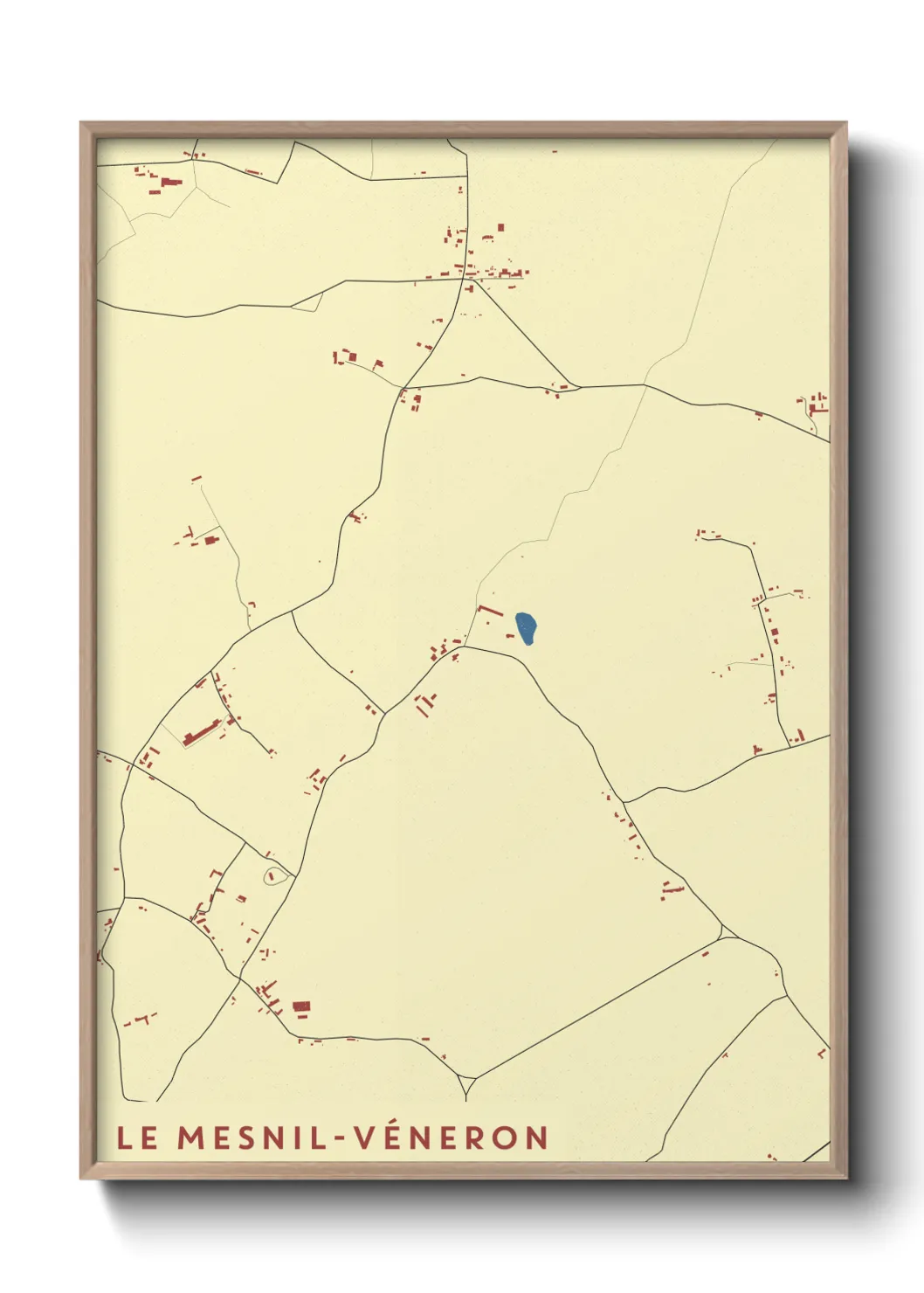 Un poster carteLe Mesnil-Véneron