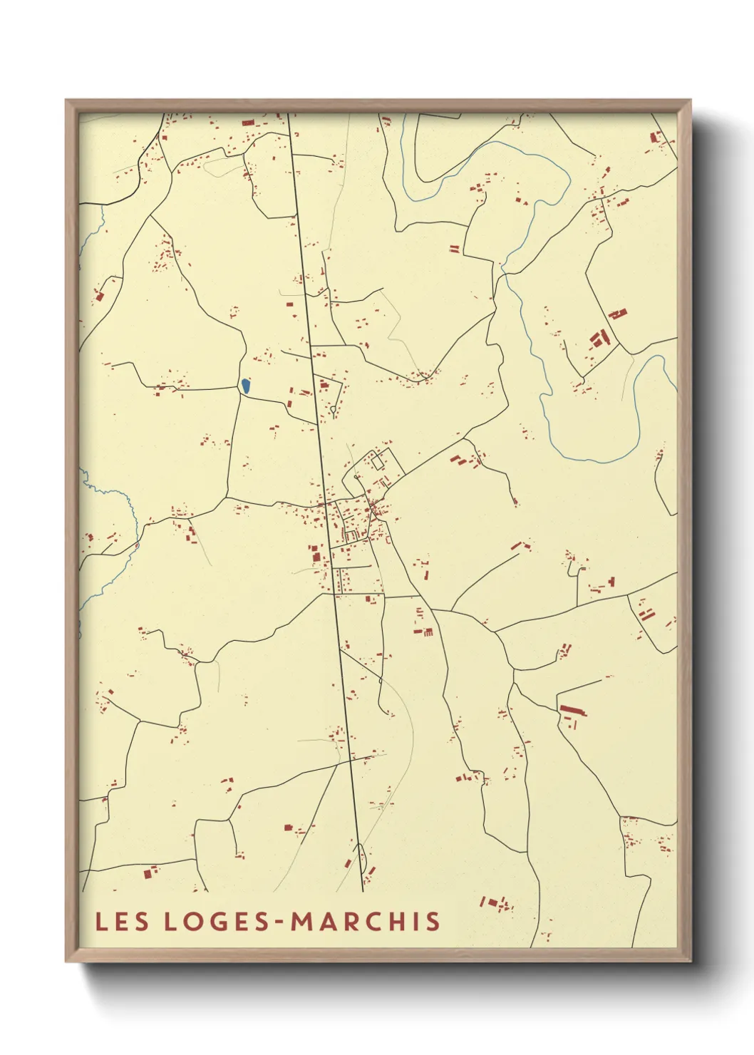 Un poster carteLes Loges-Marchis