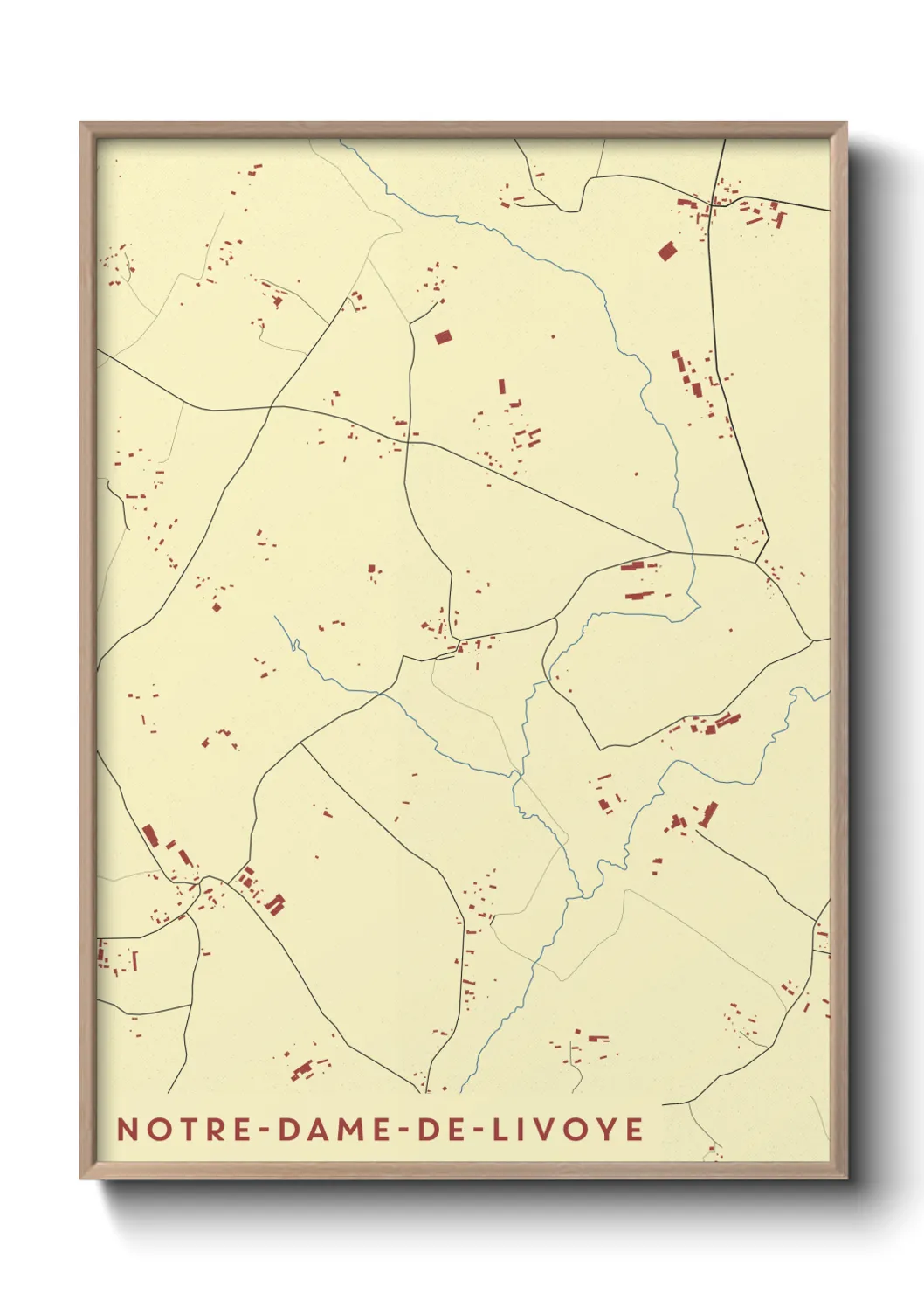 Un poster carteNotre-Dame-de-Livoye