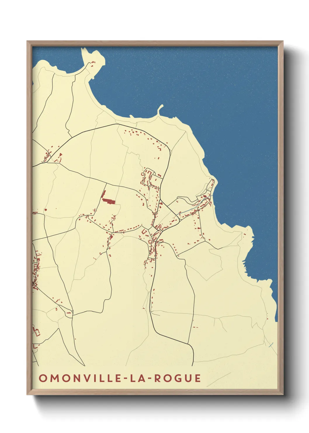 Un poster carteOmonville-la-Rogue