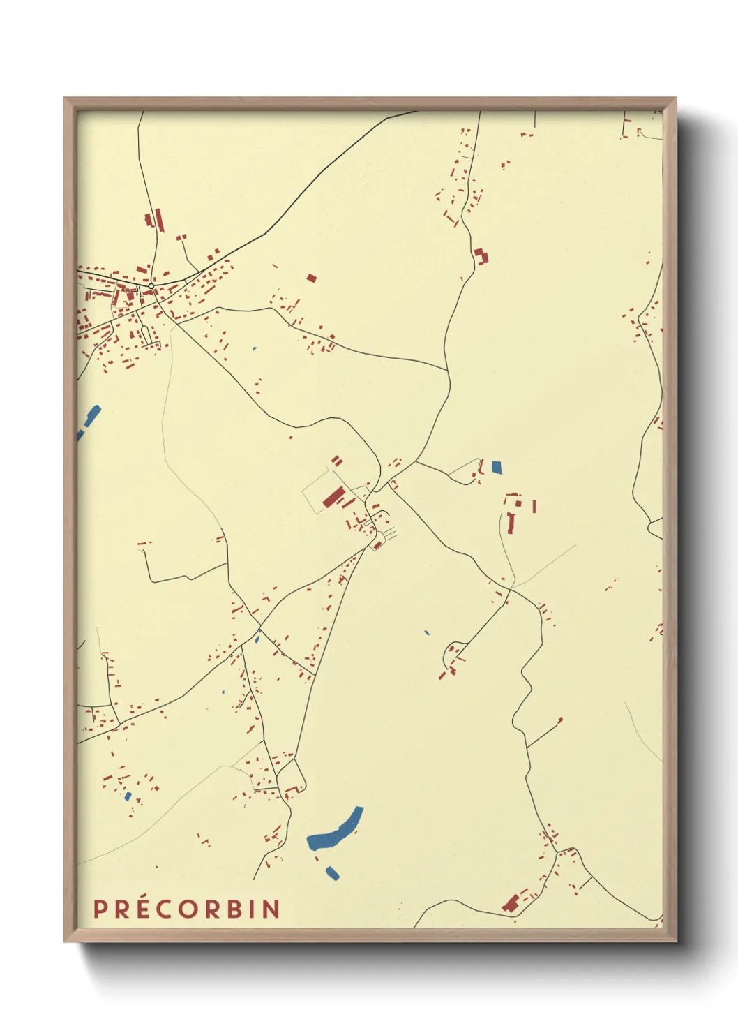 Un poster cartePrécorbin
