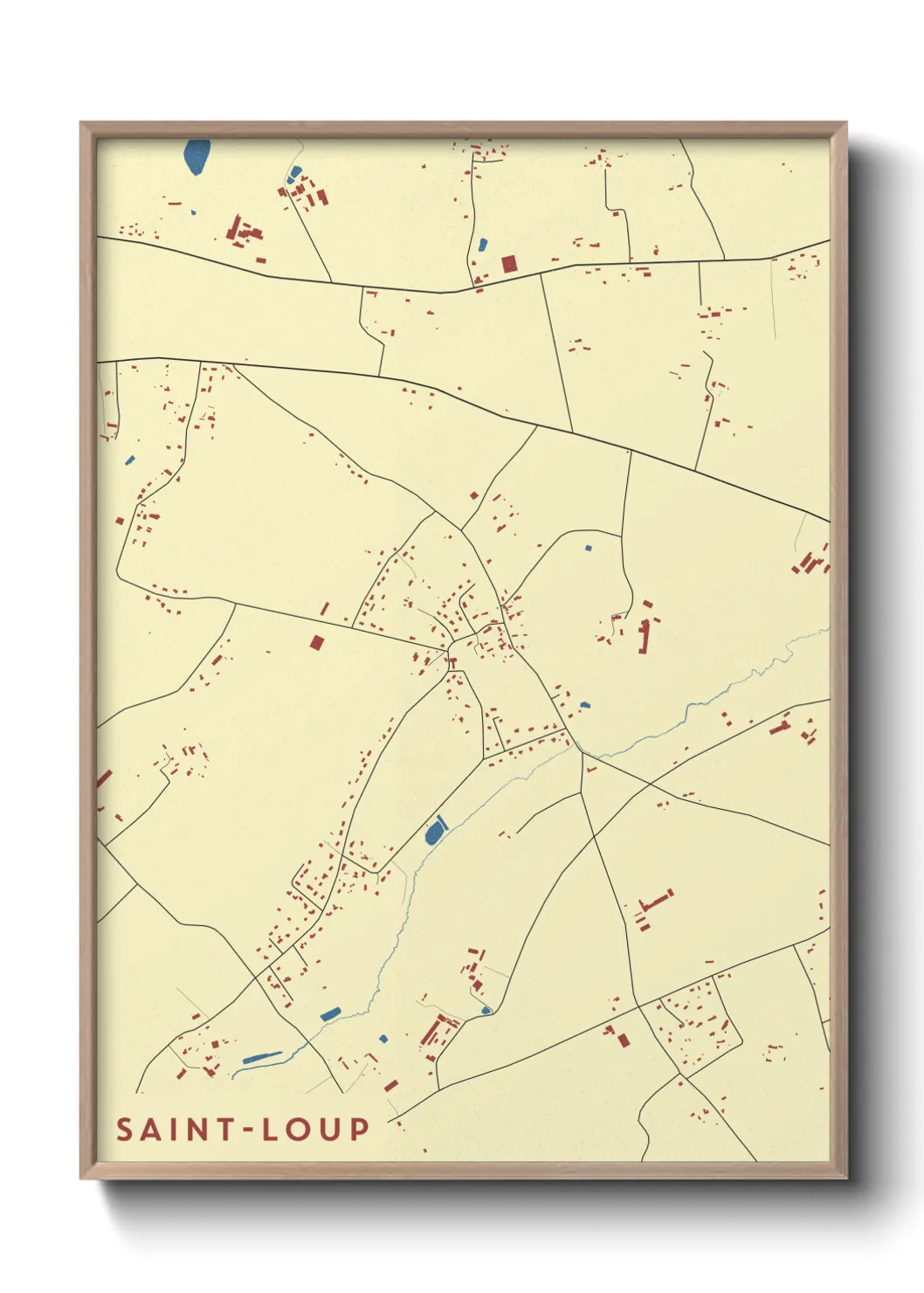 Un poster carteSaint-Loup