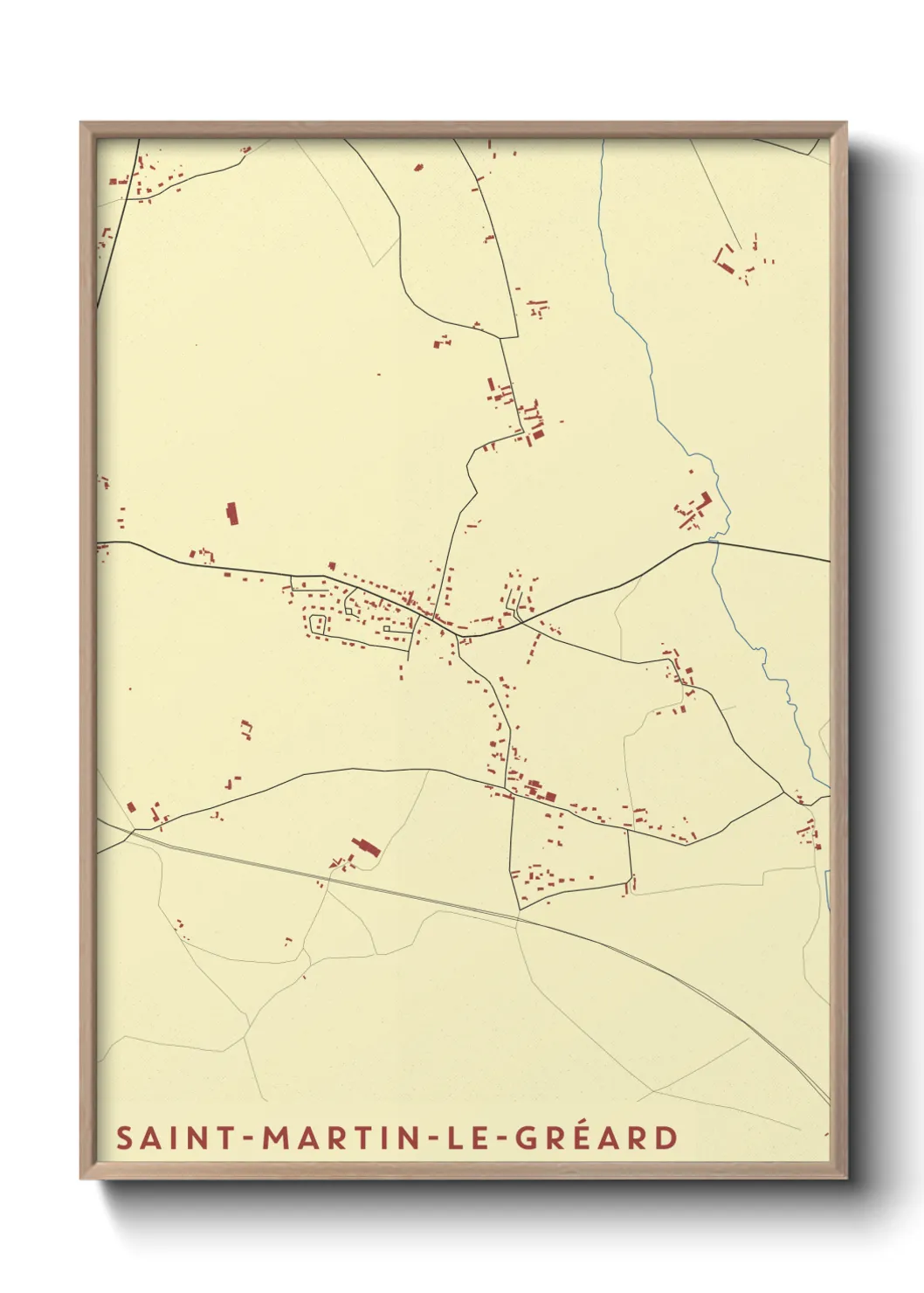 Un poster carteSaint-Martin-le-Gréard