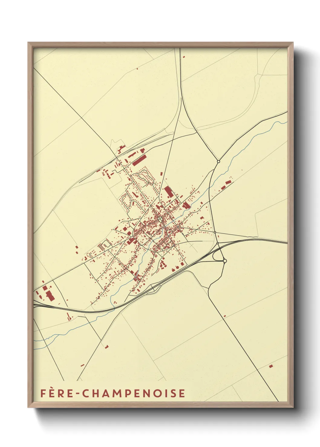 Un poster carteFère-Champenoise