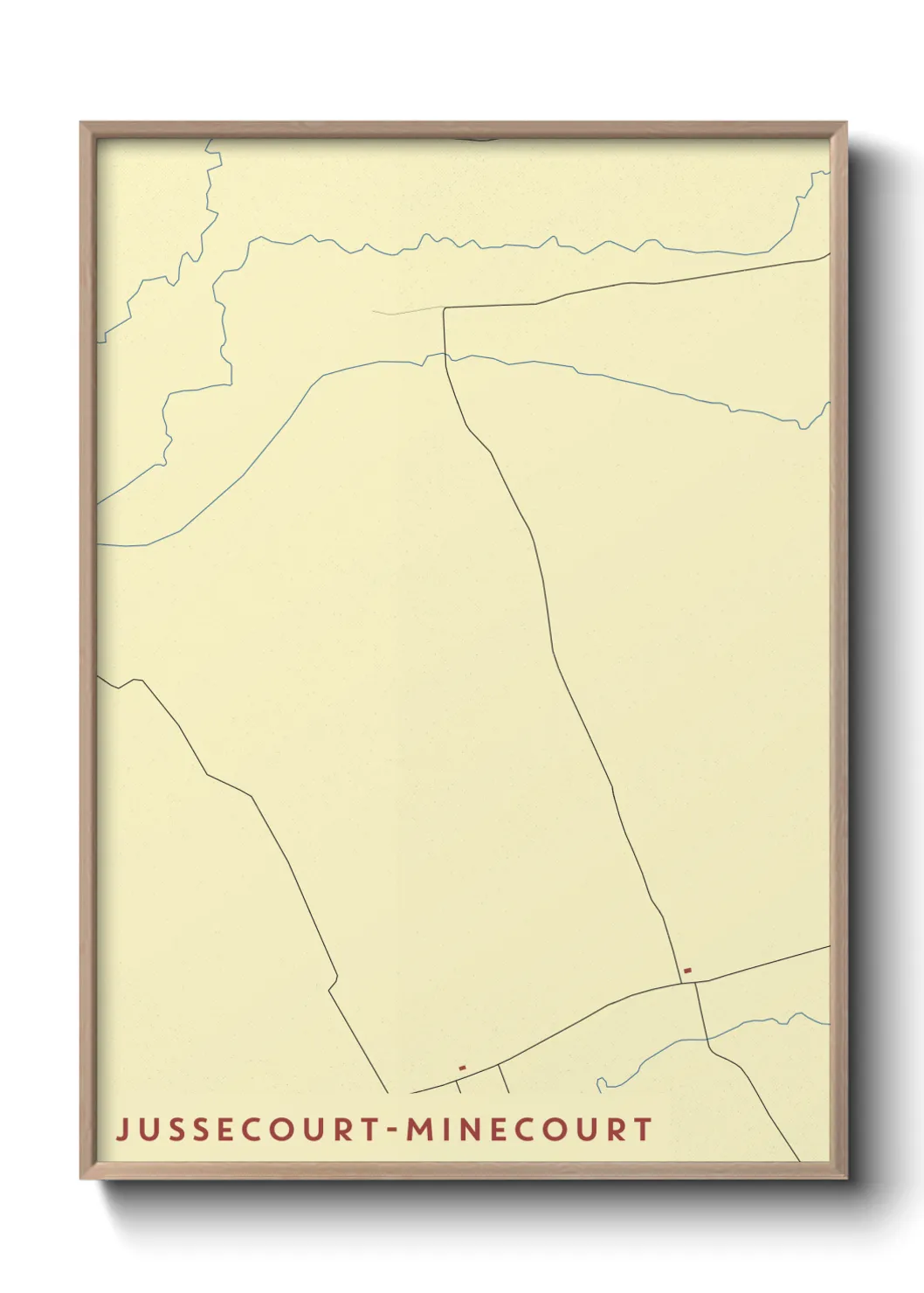Un poster carteJussecourt-Minecourt