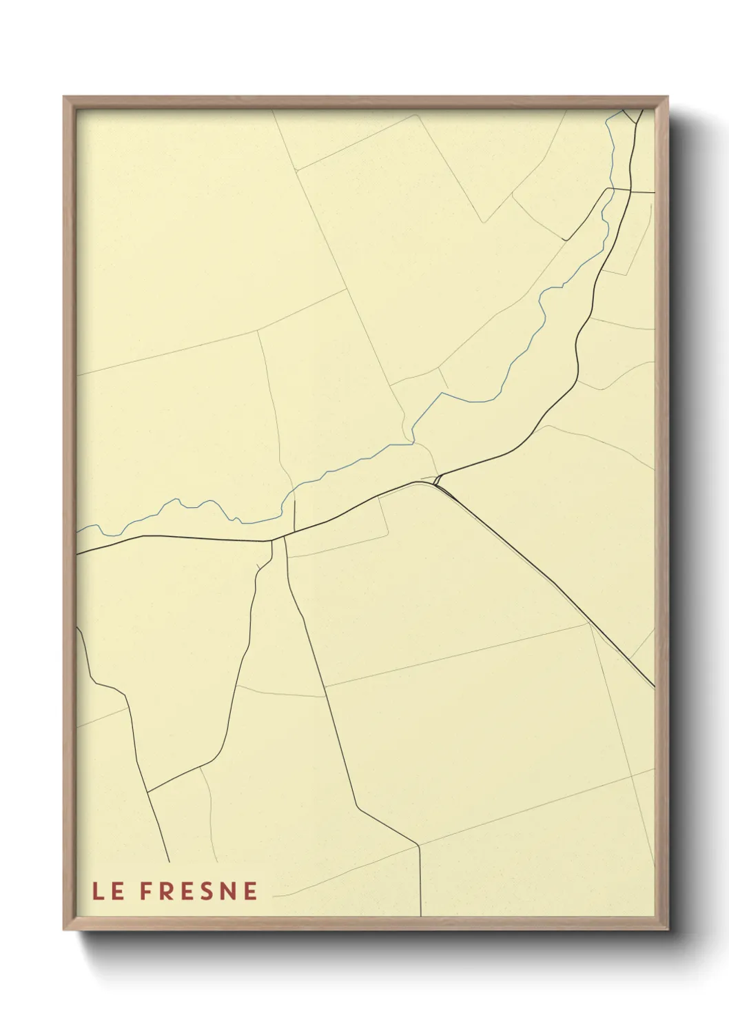 Un poster carteLe Fresne
