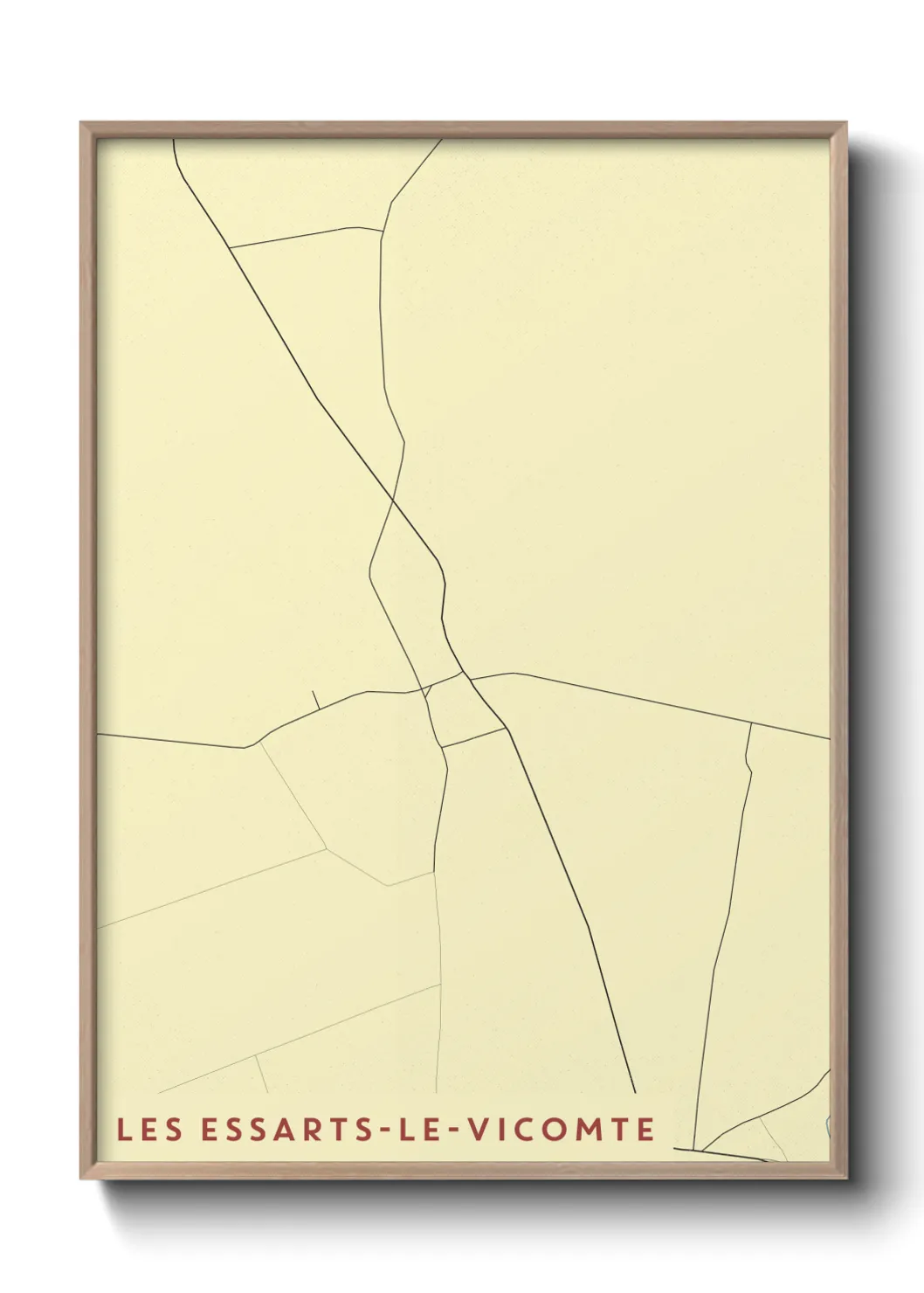 Un poster carteLes Essarts-le-Vicomte