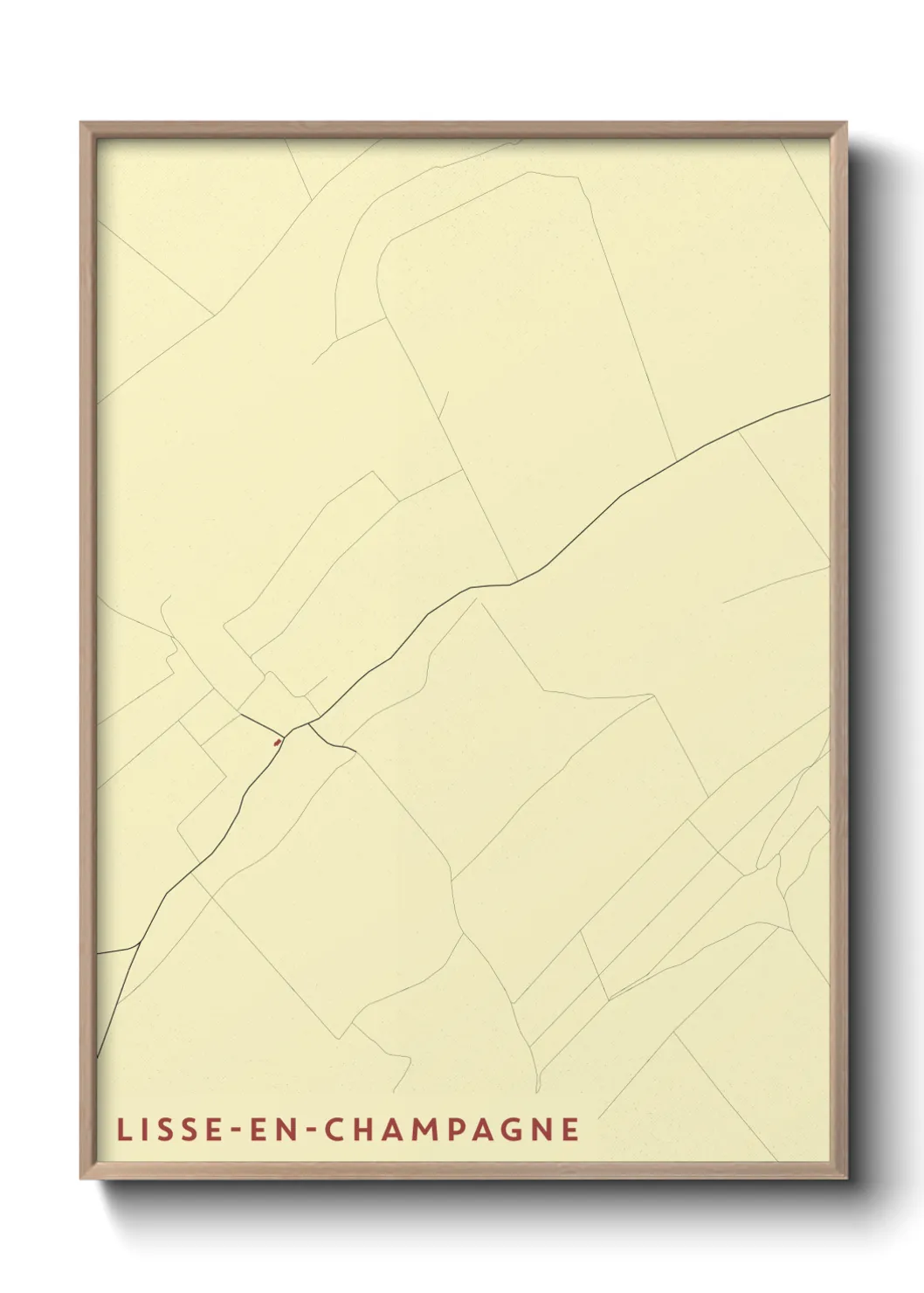 Un poster carteLisse-en-Champagne