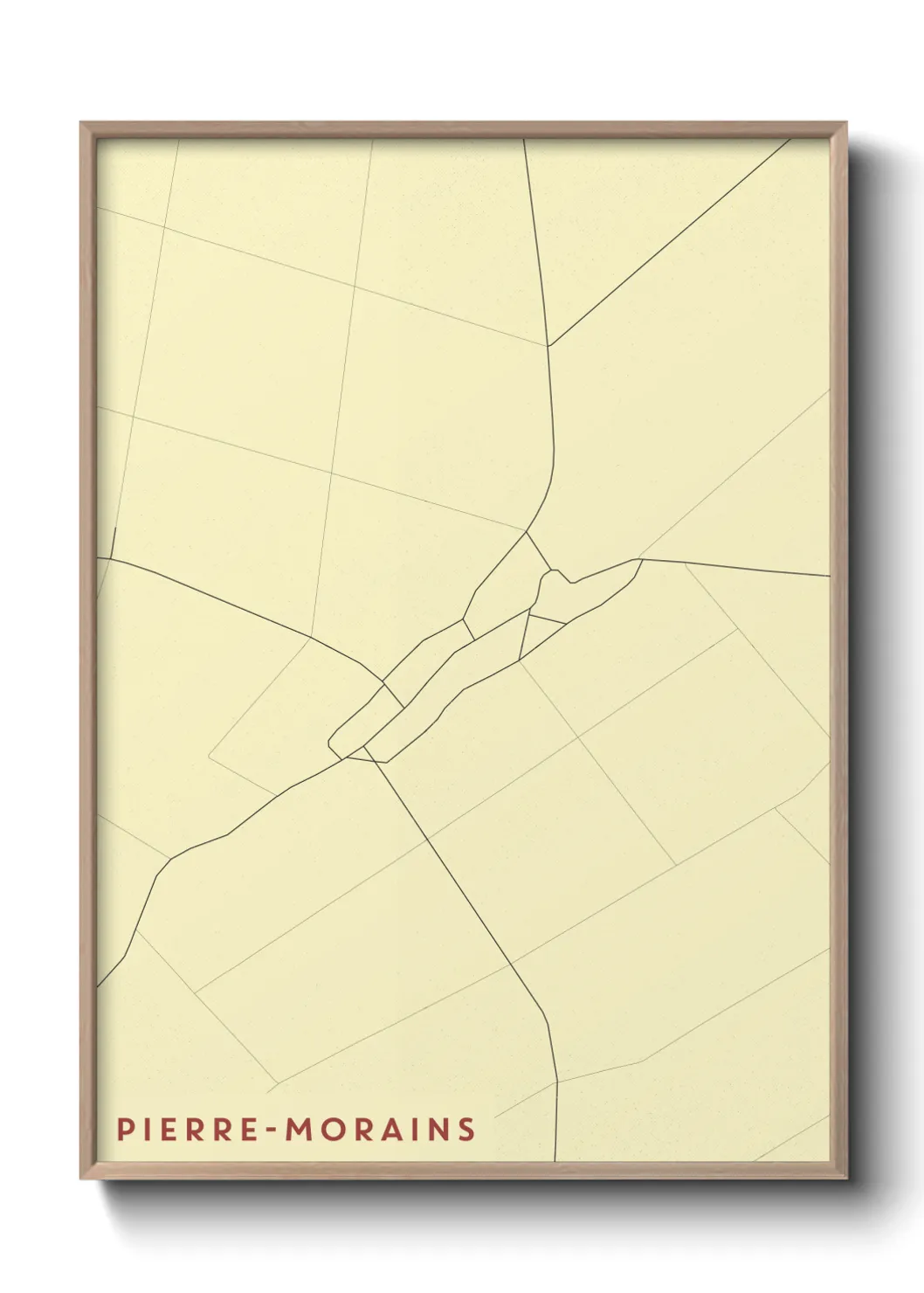 Un poster cartePierre-Morains