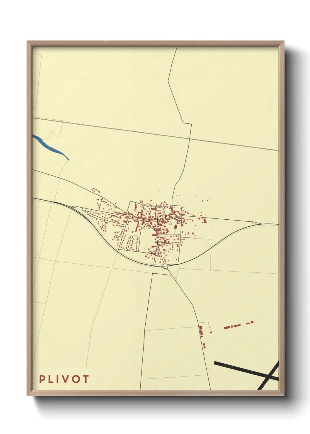 Une affiche de carte sur Plivot