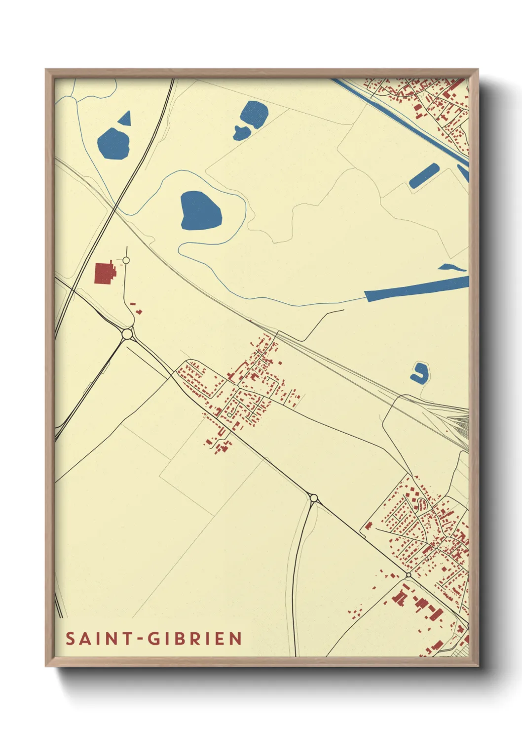 Un poster carteSaint-Gibrien