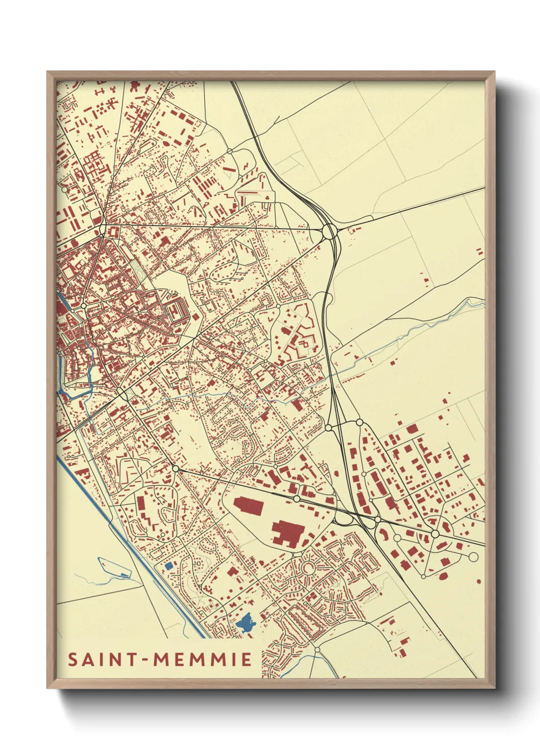 Un poster carteSaint-Memmie