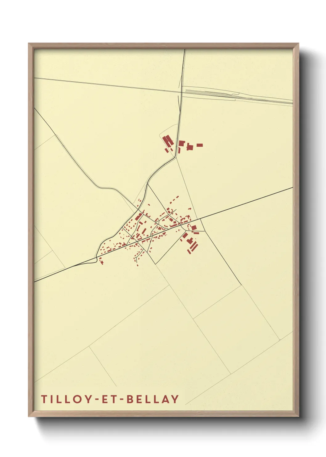 Un poster carteTilloy-et-Bellay