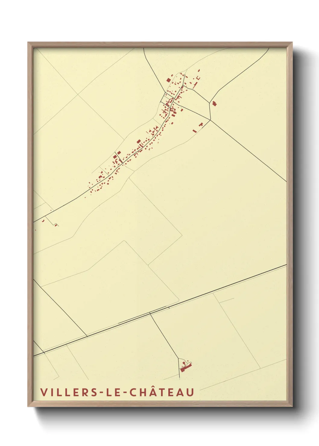 Un poster carteVillers-le-Château
