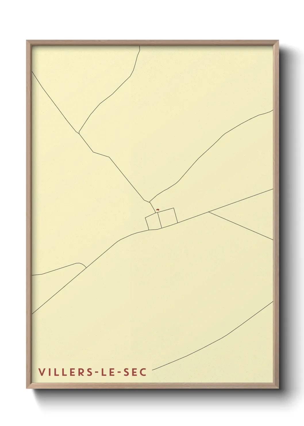 Un poster carteVillers-le-Sec