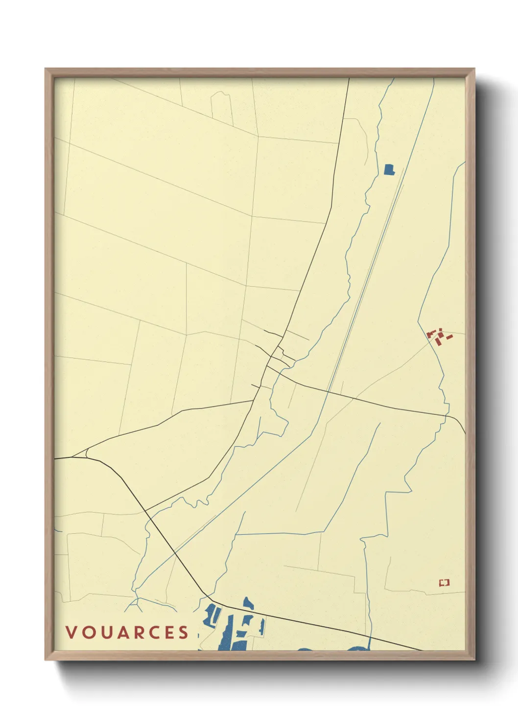 Un poster carteVouarces