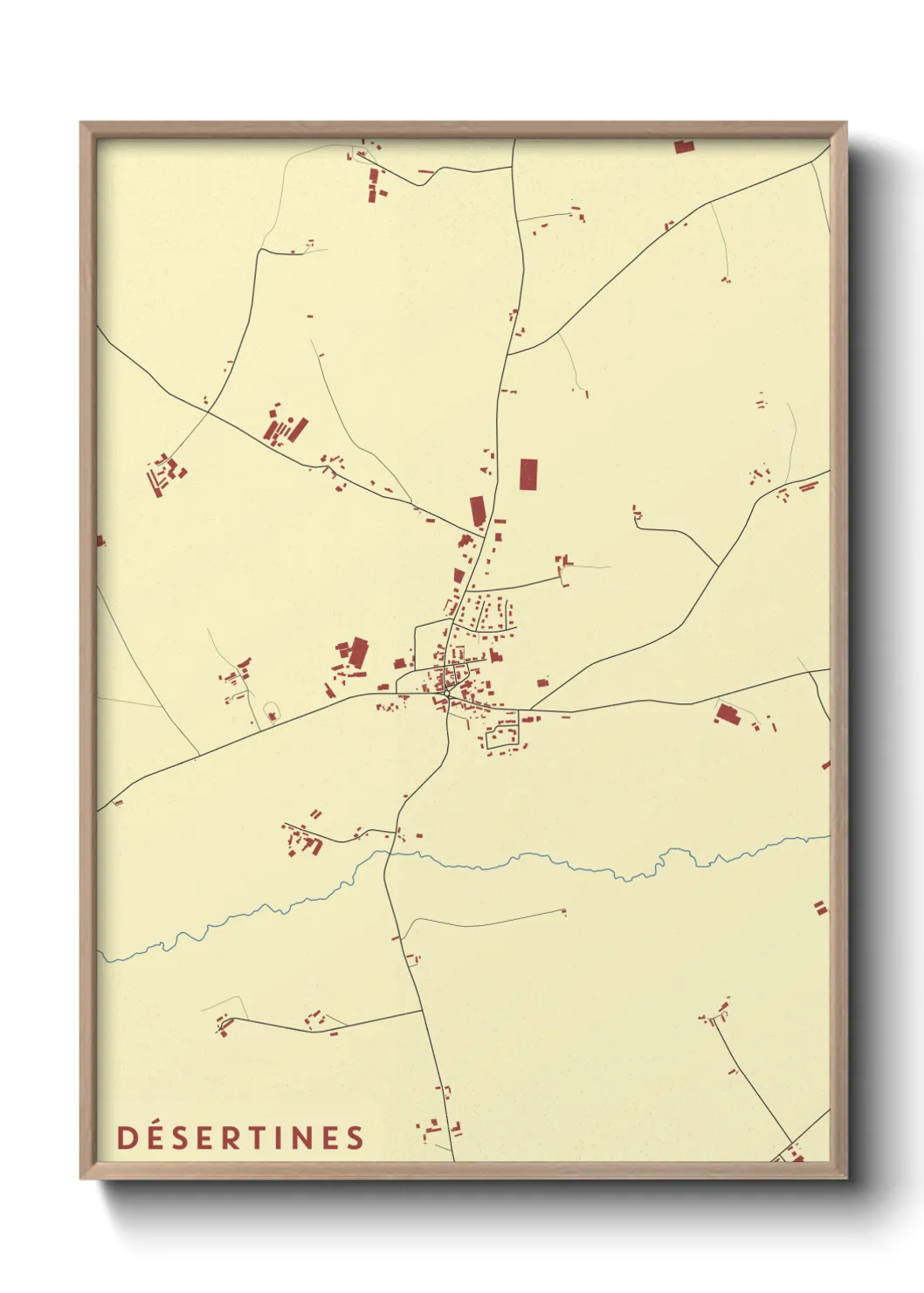 Un poster carteDésertines