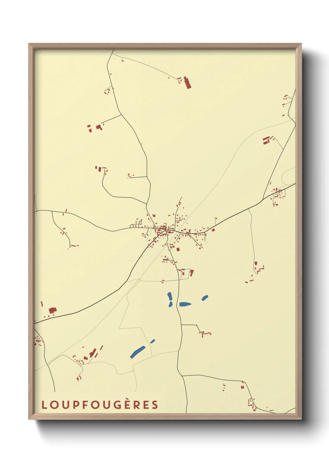 Un poster carteLoupfougères