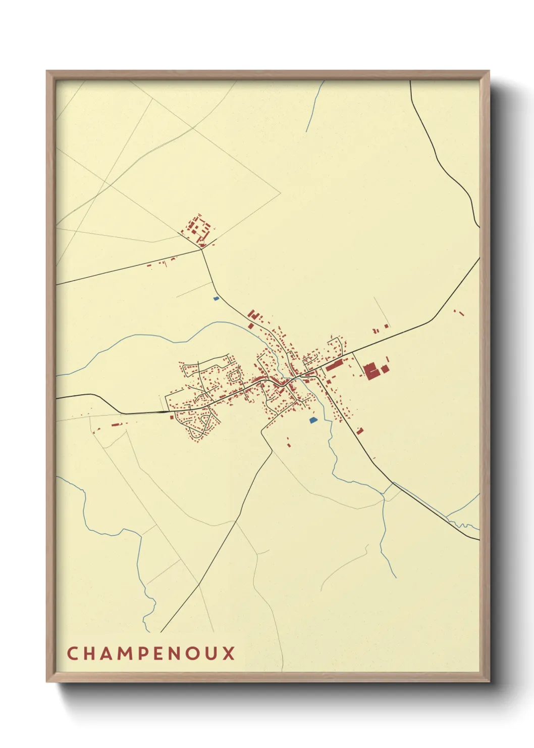 Un poster carteChampenoux