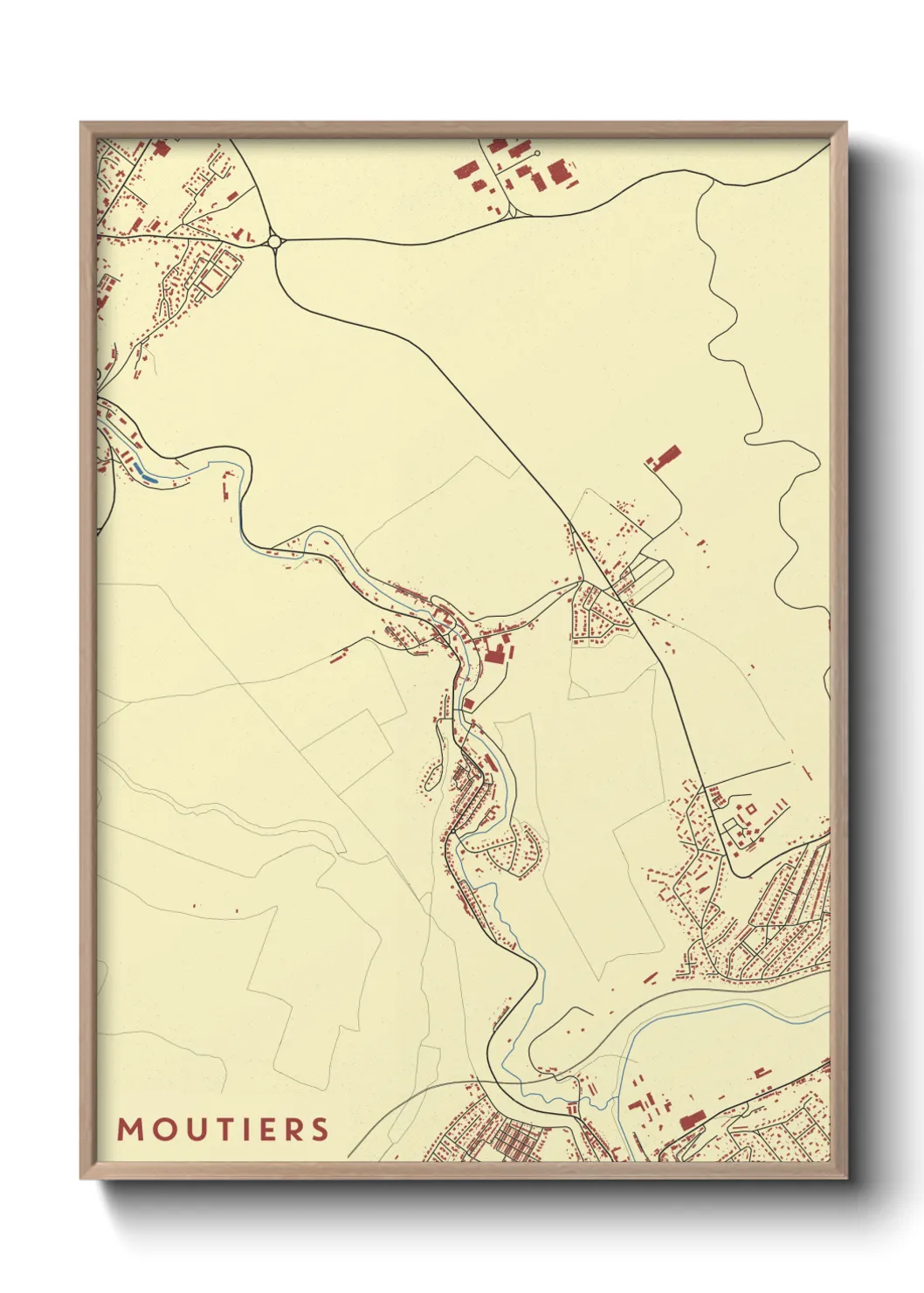 Un poster carteMoutiers