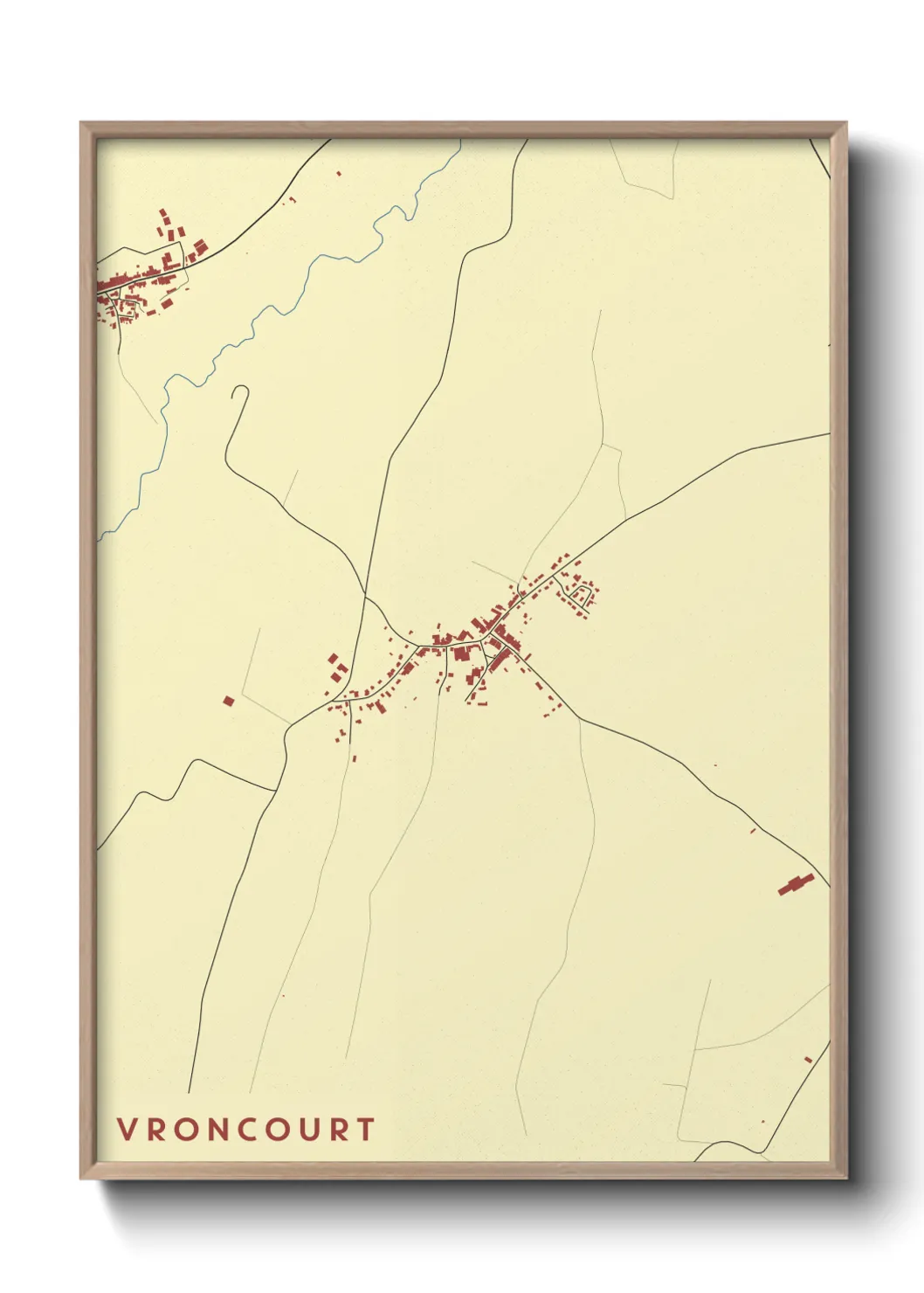 Un poster carteVroncourt