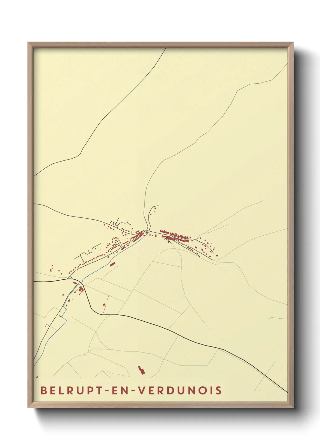Un poster carteBelrupt-en-Verdunois
