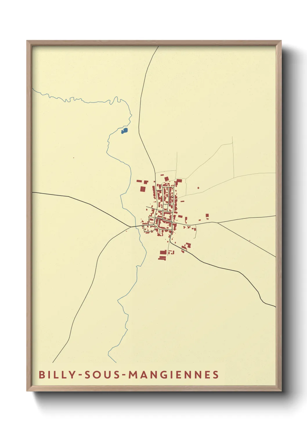 Un poster carteBilly-sous-Mangiennes