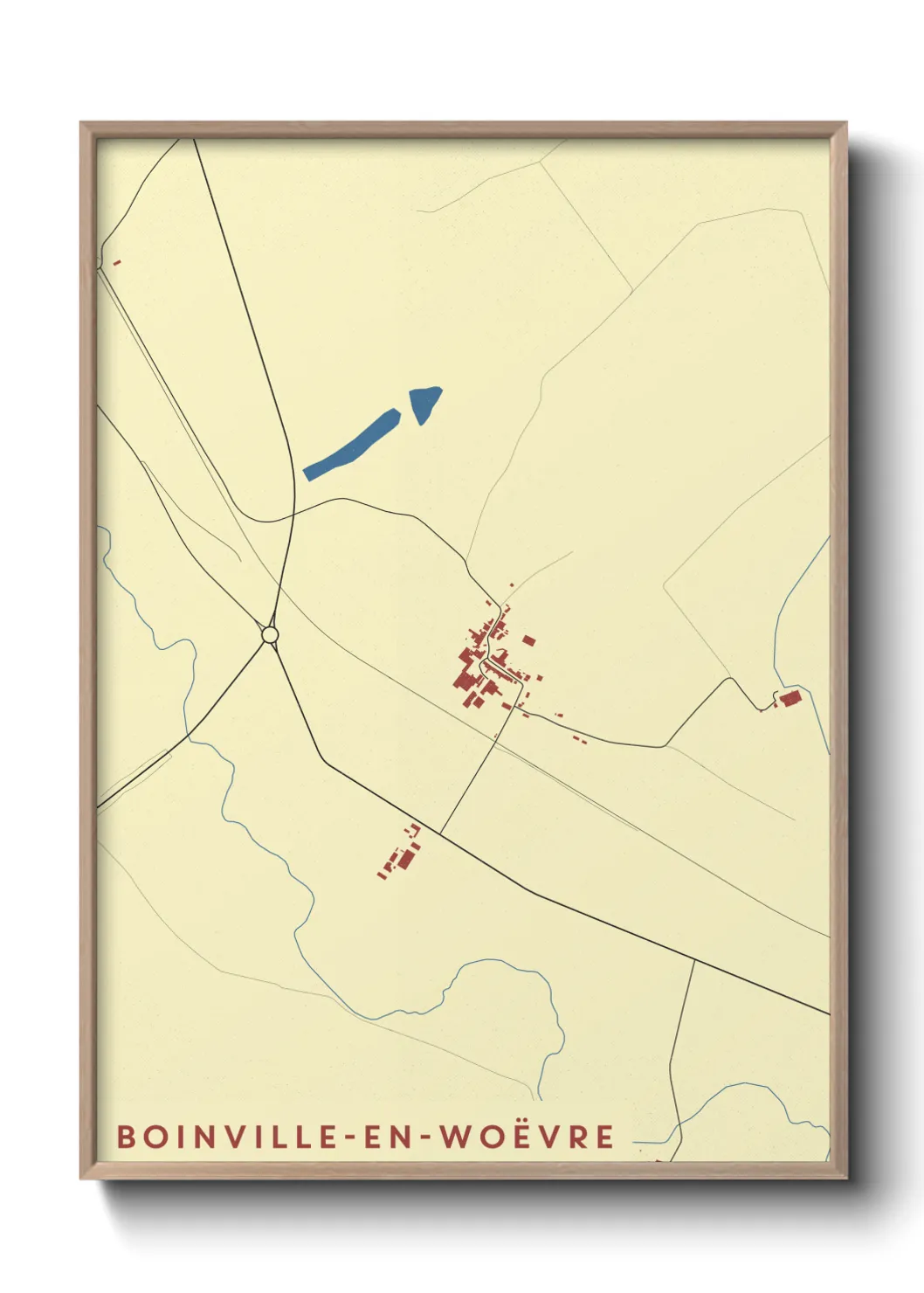 Un poster carteBoinville-en-Woëvre