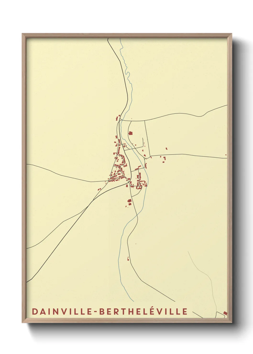 Un poster carteDainville-Bertheléville