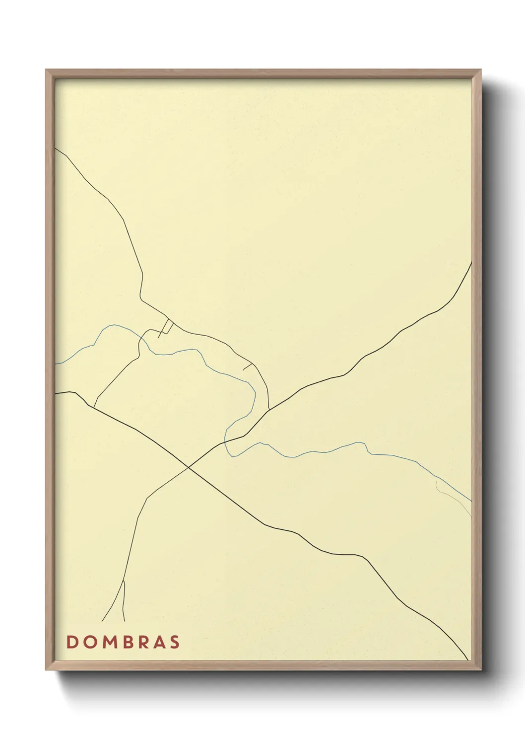 Une affiche de carte sur Dombras