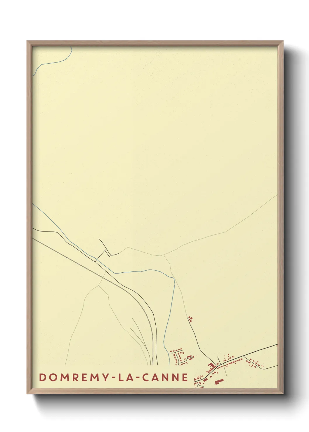 Un poster carteDomremy-la-Canne