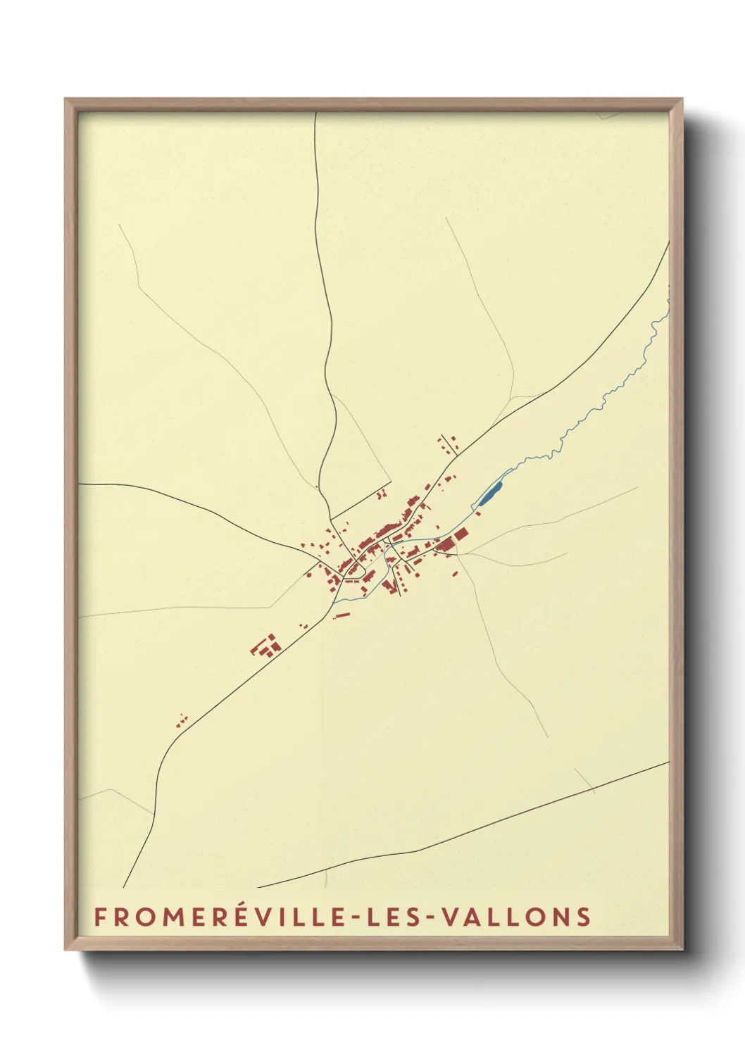 Un poster carteFromeréville-les-Vallons