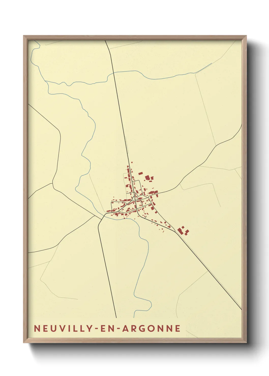 Un poster carteNeuvilly-en-Argonne