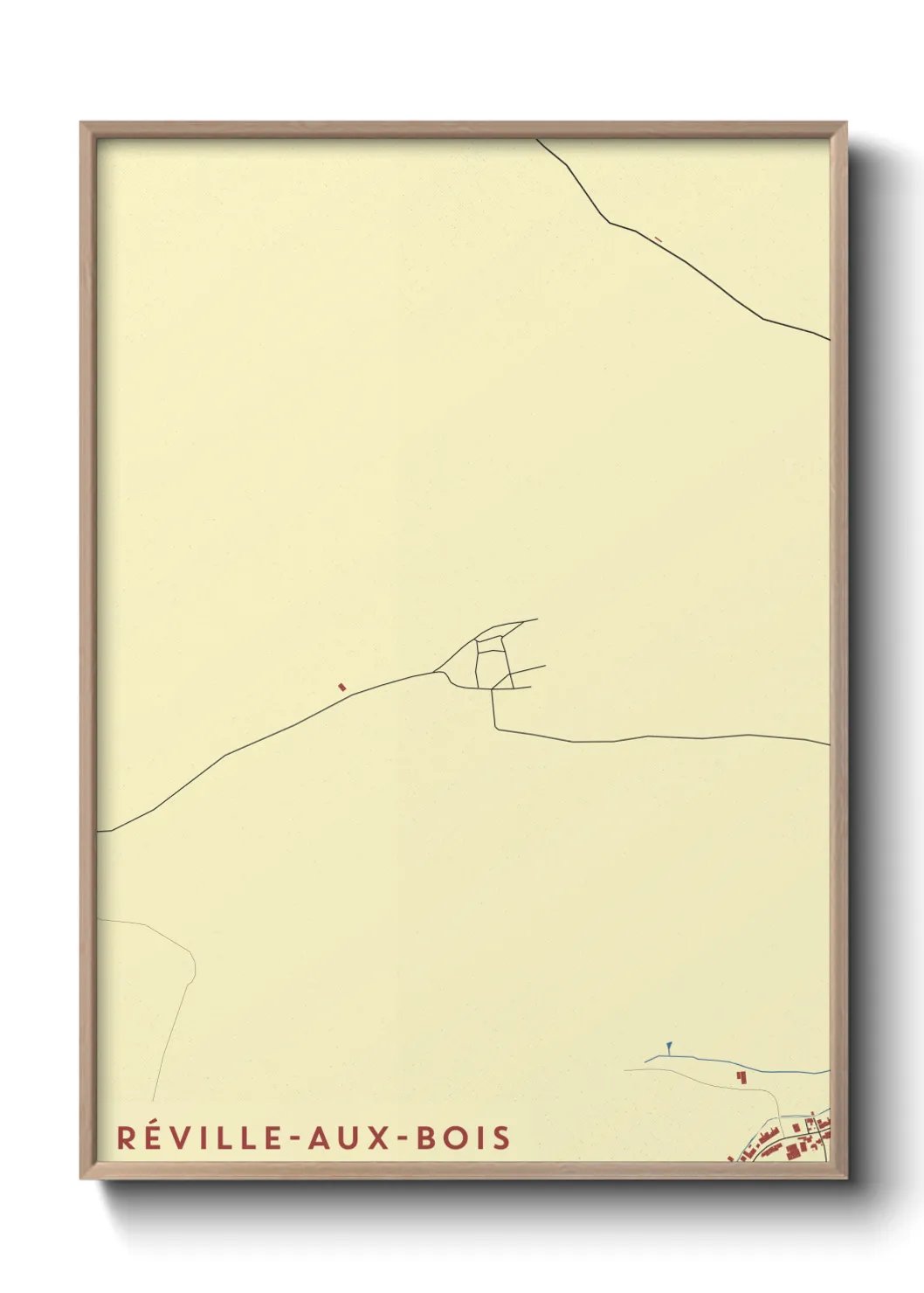 Un poster carteRéville-aux-Bois