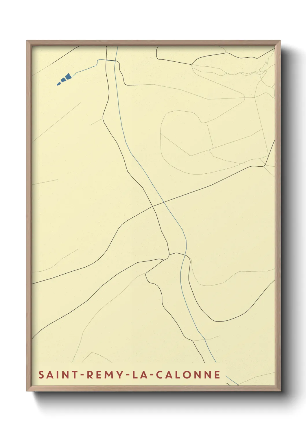 Un poster carteSaint-Remy-la-Calonne