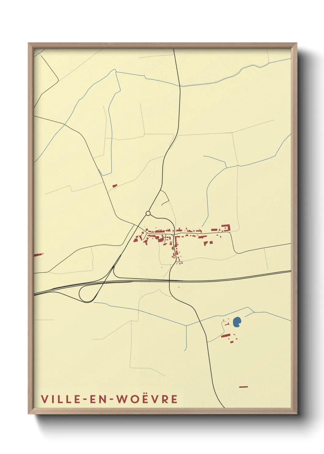 Un poster carteVille-en-Woëvre