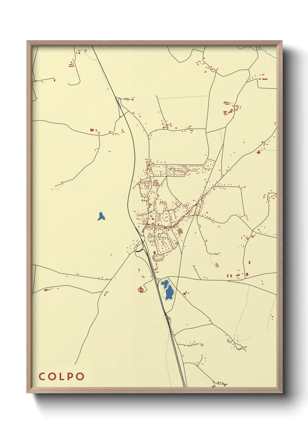 Une affiche de carte sur Colpo