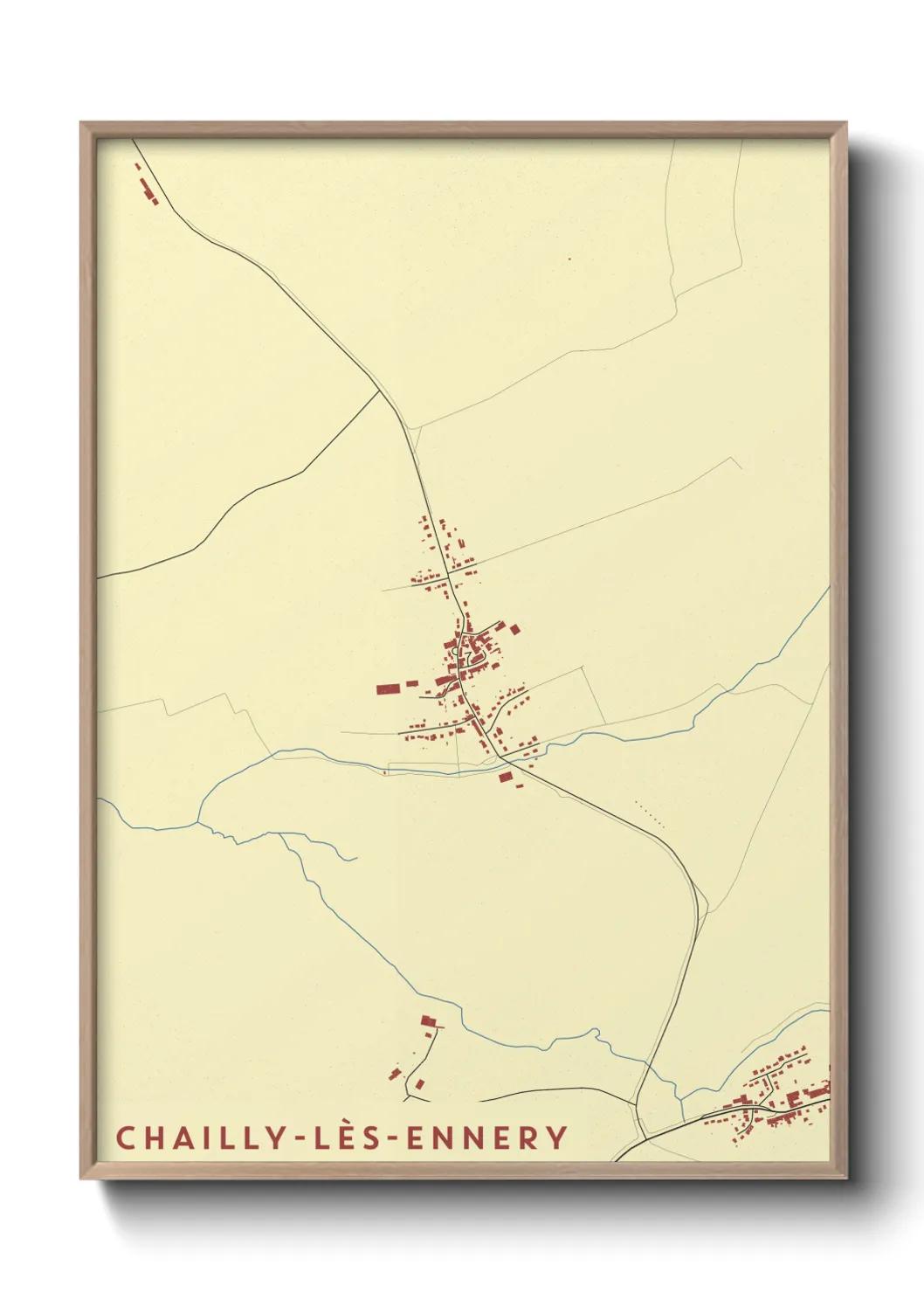 Un poster carteChailly-lès-Ennery